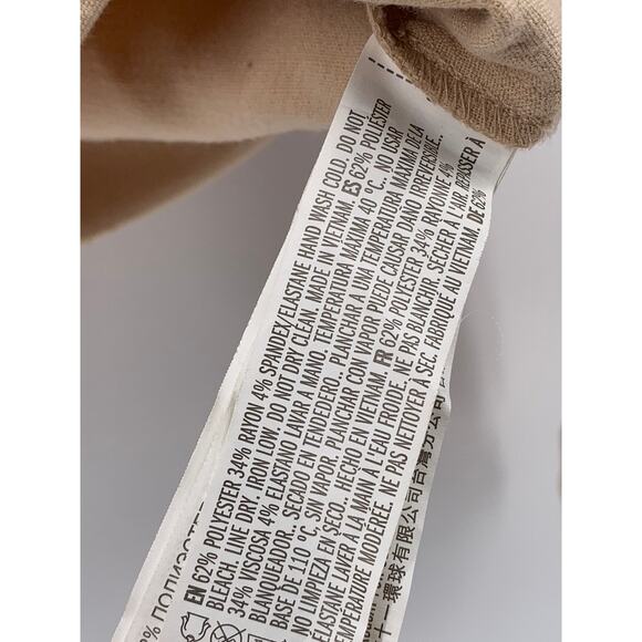 FOREVEVER 21 Women's Tan Button-Up Long Sleeve Cropped Jacket SZ S - Picture 9 of 11